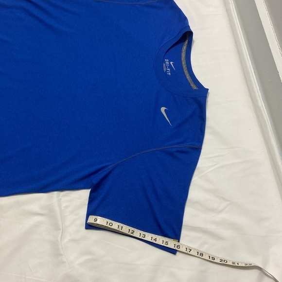 NIKE ,MEN,DARK ROYAL BLUE,DRI-FIT,SHORT SLEEVE,ATHLETIC T-SHIRT.SIZE-LAR… - Picture 9 of 12
